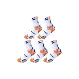 5 пар белых и синих