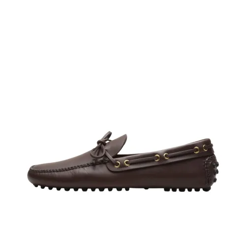 Car Shoe Лоферы с резиновым покрытием, цвет умбра, мужской