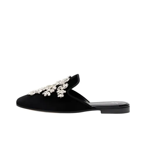 GIUSEPPE ZANOTTI Домашние тапочки Черные Женские