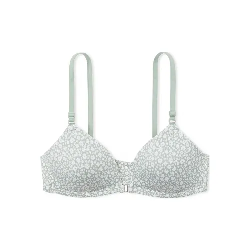 Victoria's Secret Розовый ADAPTIVE EVERYWHERE WIRELESS FRONT CLOSE Бюстгальтер Women's Айсберг-зеленый