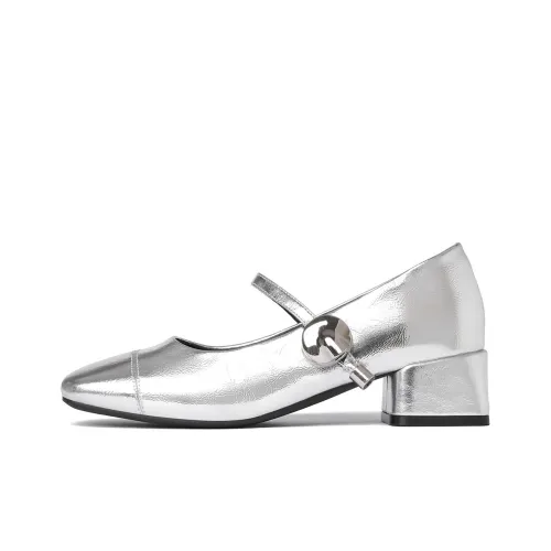 JOSINY Грубый каблук Мэри Джейн Женские обувь