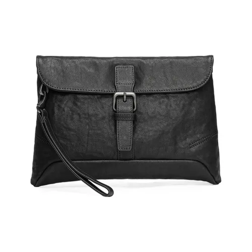 JAGUAR Корова Кожа Плечевая Сумка Стандартная Мужская Черная