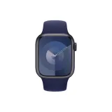 Двусторонний силиконовый ремешок для часов - полуночный синий