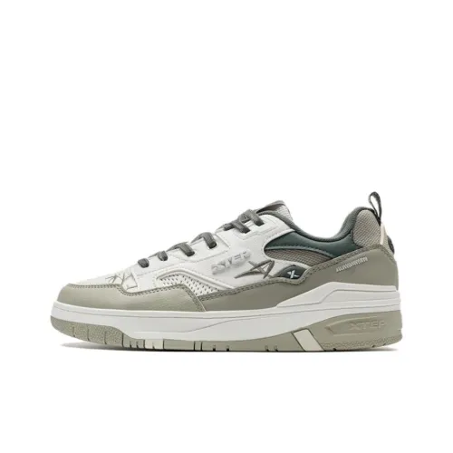 XTEP Новый Свечение Устойчивый к истиранию Низкий Топ Скейтборд Кроссовки Мужские Зеленый Белый