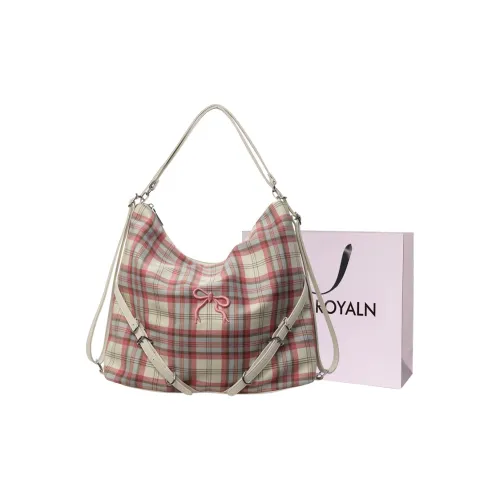 LOUIS ROYALN ПУ (полиуретан) Одно плечо Через плечо Рюкзак Средний Женский Белый Розовый