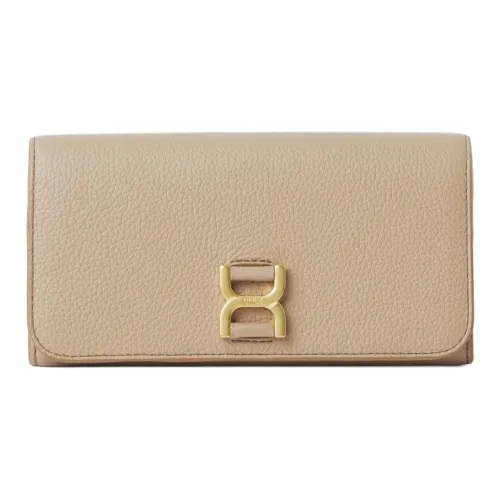 Chloe Marcie Телячья кожа с текстурой Кошелек Женские Фотиния Серый