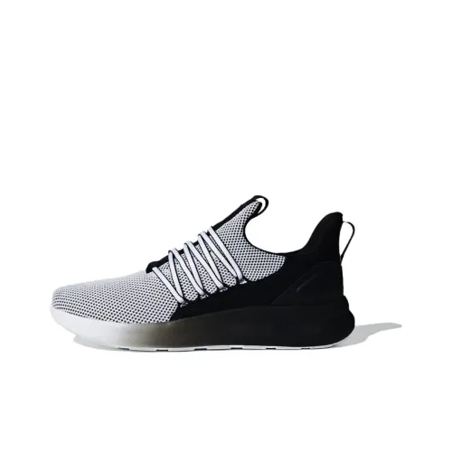 Adidas Slip-resistant Abrasion-resistant Low Top Casual Running Shoes Men's Black White Adidas Противоскользящие Аbrasion-resistant Низкие Кеды Повседневные Беговые Кроссовки Мужские Черный Белый