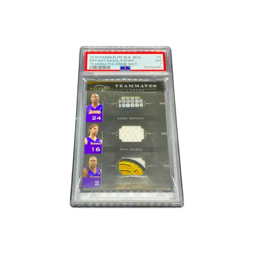 Панини Коби 2010 11 Лейкерс Пау Газоль Фишер 3 Панель GU Джерси Патч Cut 49 Самая высокая популярность POP2 Карта