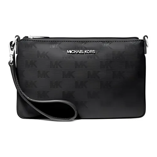 MICHAEL KORS Jet Set Travel Нейлон Клатч Сумка Маленькая Женская Черная