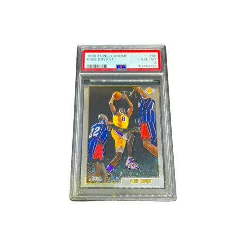 Topps 1998 Chrome Lakers Kobe PSA Rating 8 Score Same AS Back Player Card Certified Cards 1 Pack Topps 1998 Chrome Лейкерс Коби PSA Рейтинг 8 Score Same AS Спина Игрок Карта Сертифицированные карточки 1 шт