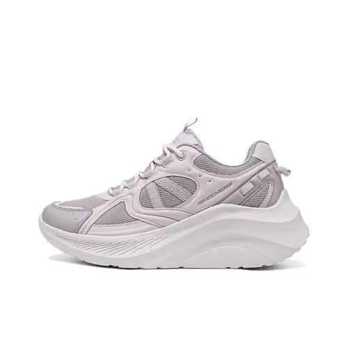 Skechers Bob's SPORT Низкий Топ Casual Женский Серый Коричневый