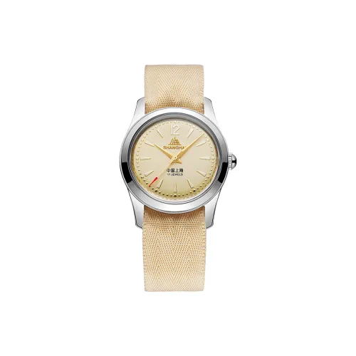Шанхай Механизм с ручным заводом Мужской National Watch 35 мм Золото