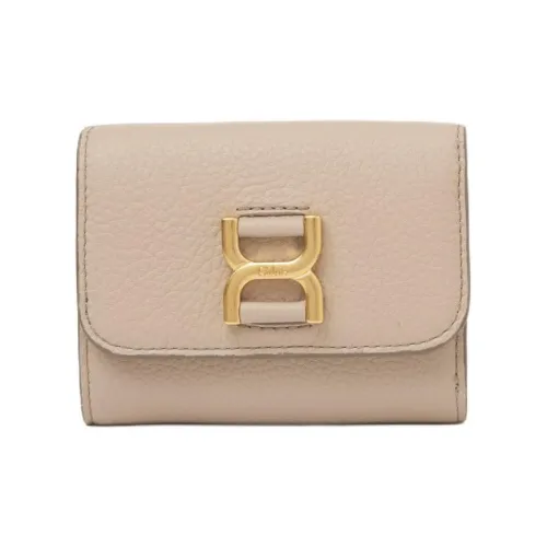 Chloe Marcie Soft Телячья кожа с текстурой Кошелек Маленький Женский Фотиния Серый