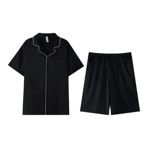 MOOLMEYNO Пижамный комплект мужской черный