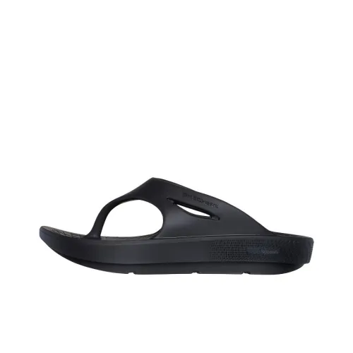 Skechers Шлепанцы Черные Женские