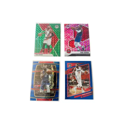 PANINI George Clippers Рефракция 4 Штуки Комбинация Игрок Карта Карта Товар Access Спортивные Карты 4 Штуки