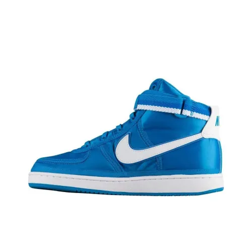 Nike Vandal High Supreme Амортизация Износостойкий Высокий Топ Скейтборд Кроссовки Мужской Синий