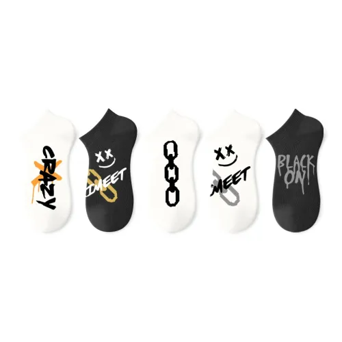 PRIMEET Низкие носки Весенние Летние Унисекс 5 пар