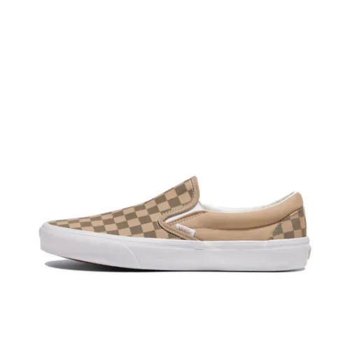 Vans Slip On Износостойкий и Легкий Низкий Топ Кеды Унисекс Коричневый