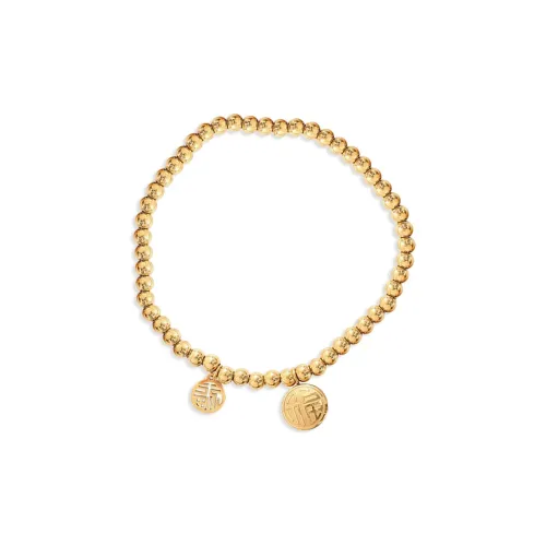 DXBR Титановый стальной браслет с покрытием из 18К золота женский золотой