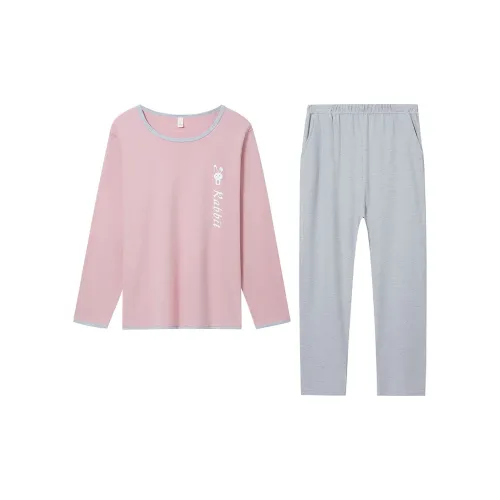 XIN1BU 1151 Длинные Брюки с рукавами Женские Пижамные комплекты