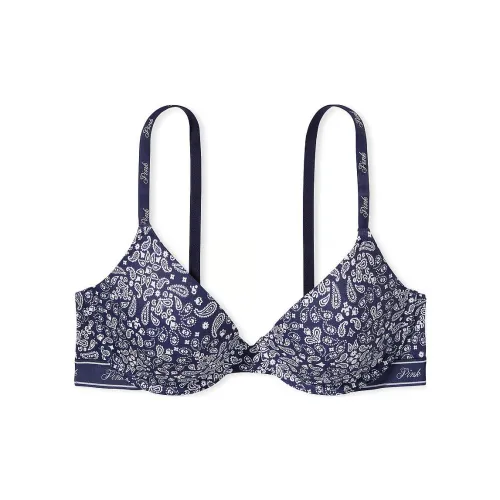 Victoria's Secret Розовый Wear EVERYWHEREWEAR Everywhere С Легким Подкладом T Рубашка Бюстгальтер Женские Midnight Navy Синий