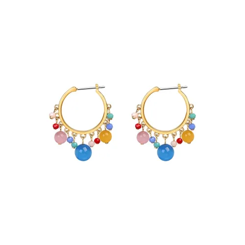 HEYUISLAND Серьги из меди женские многоцветные