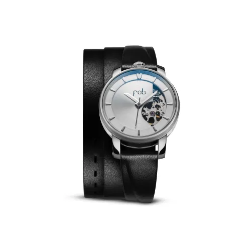 FOB Автоматический Механический Movement Унисекс Часы 36 мм Серебряные