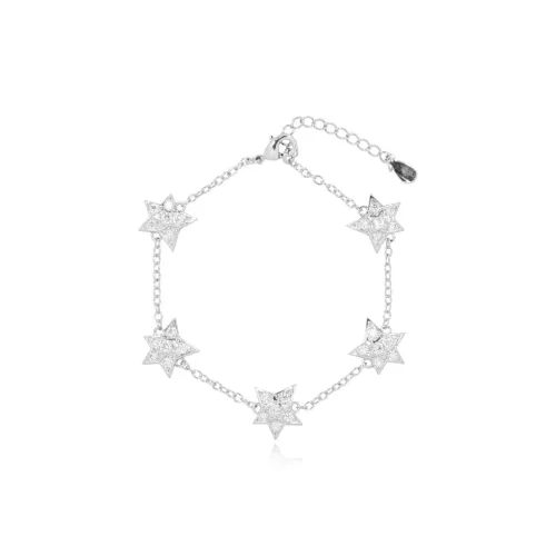 AWE Титановая сталь Luxe Минималистичный дизайн Shooting Stars FIVE Пунктирная звезда Женские