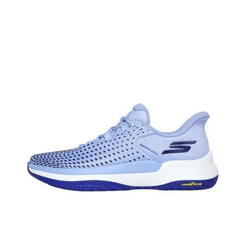 Skechers Slip Ins Viper Court Elite Low Top Тренировочные Кроссовки Женские Синие