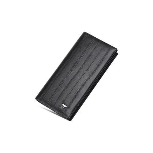 SEPTWOLVES Длинный кошелек из лицевой коровьей кожи чехол для делового костюма мужской