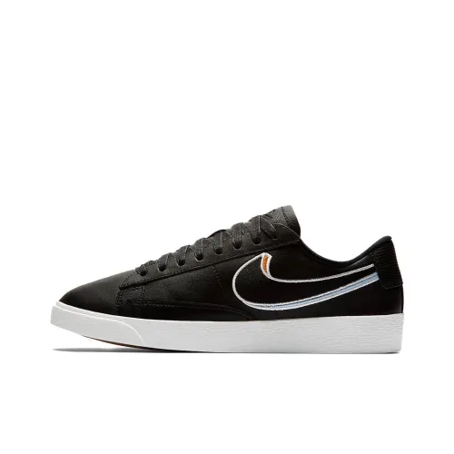 Nike Blazer LX Аbrasion Resistant Lightweight And Breathable Скейтборд Кроссовки Женские Черные