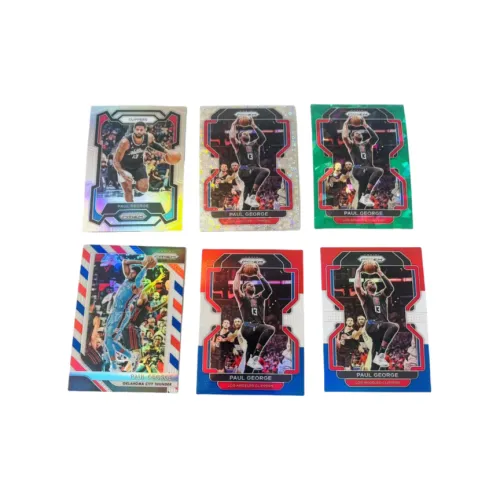 PANINI Павл Джордж Prizm Рефракция Звезда Карта Товар Access Спортивные карты 6 шт