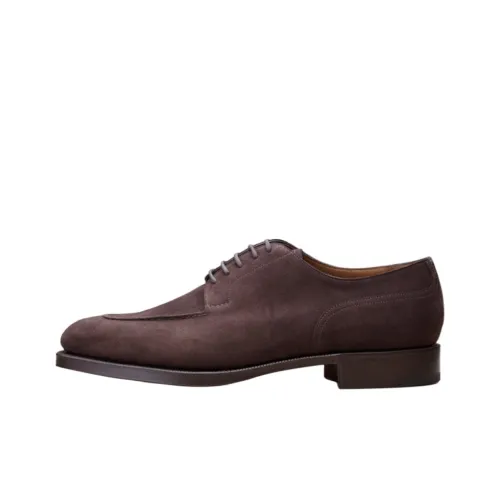 Edward Green Мужские повседневные туфли Low Top Темно-коричневые Мужские