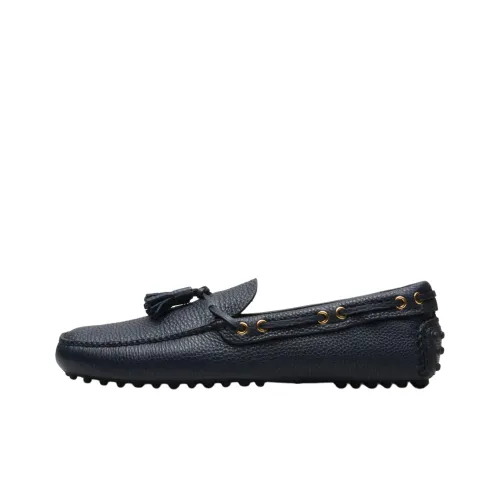Car Shoe Лоферы с резиновым покрытием, цвет морской синий, мужской