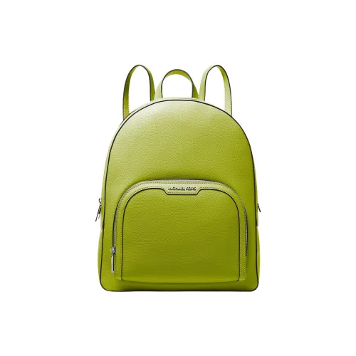 MICHAEL KORS Jaycee Pebble Leather Backpack Large Women's Lime