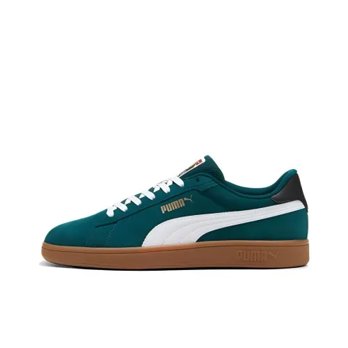PUMA Smash 3,0 Low Топ Скейтборд Кроссовки Унисекс Зеленый Белый