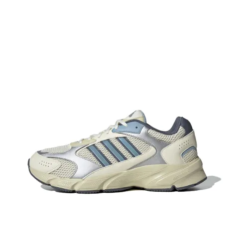Adidas Neo CRAZYCHAOS 2000 Slip-resistant Abrasion-resistant Low Top Беговые кроссовки Unisex Бежевый Серебряный Синий