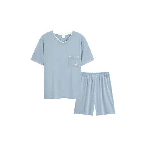 The Story Of The Flower Season Пижамный комплект Мужской Розовый Синий