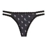 1 шт (Чисто черный с принтом фламинго / Чисто черный)