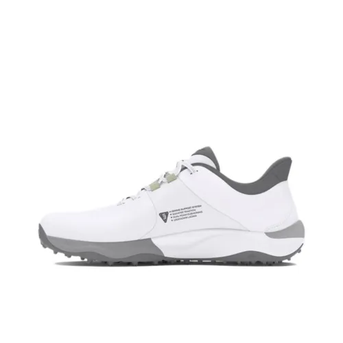 Under Armour Drive Pro Spikeless GOLF Низкий Топ Гольф Обувь Мужская Белая