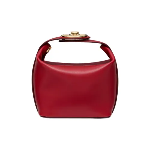 Valentino Vlogo Sheepskin Bag Mini Women's Red
