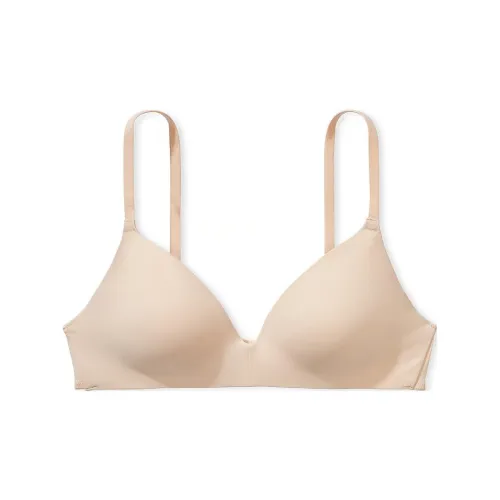 Victoria's Secret Розовый Wear Everywhere Легко Подкладанный Беспроводной Бюстгальтер Марципановый Бюстгальтер Женские Кожа