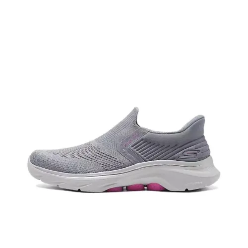 Skechers WOMEN'S GO WALK Низкий Топ Casual Женский Серый Розовый