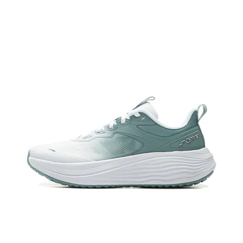 LINING Soft Lite Casual Низкий Топ Лаймово-Зеленый/Стандартный Белый Мужской