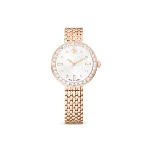 Swarovski Certa Collection Women's Watch Кварцевый механизм Металлический ремешок 30*30 мм Белый циферблат