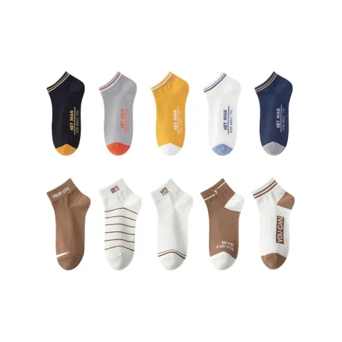 SOIE Низкие носки Мужской Combo Set Смешанный цвет