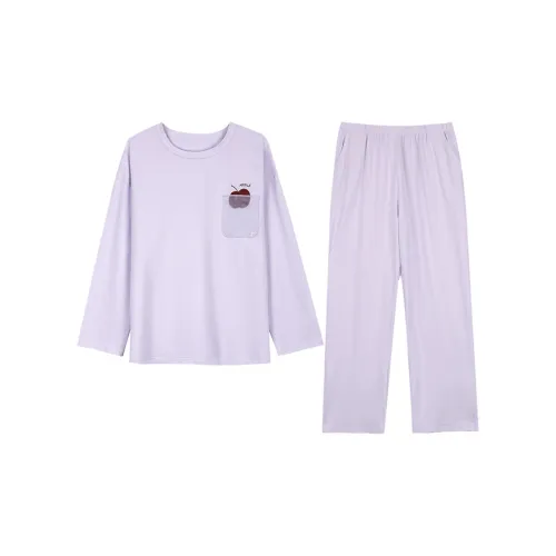 XIN1BU Пижамный комплект женский светло-фиолетовый