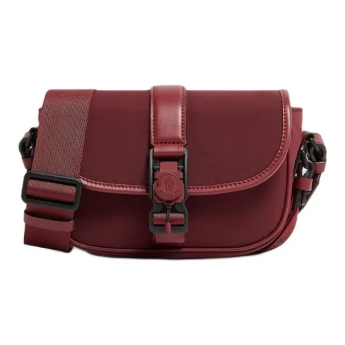 Moncler Нейлоновая Сумка через плечо Женская Бордовый Красный