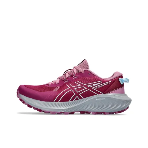 Asics Gel Excite Trail 2 Устойчивый к истиранию Дышащие Низкие Кроссовки для Бега Женские Фуксия
